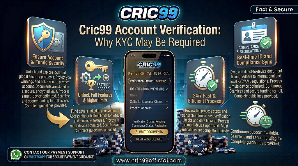 Cric99 Account Verification: Why KYC May Be Required
