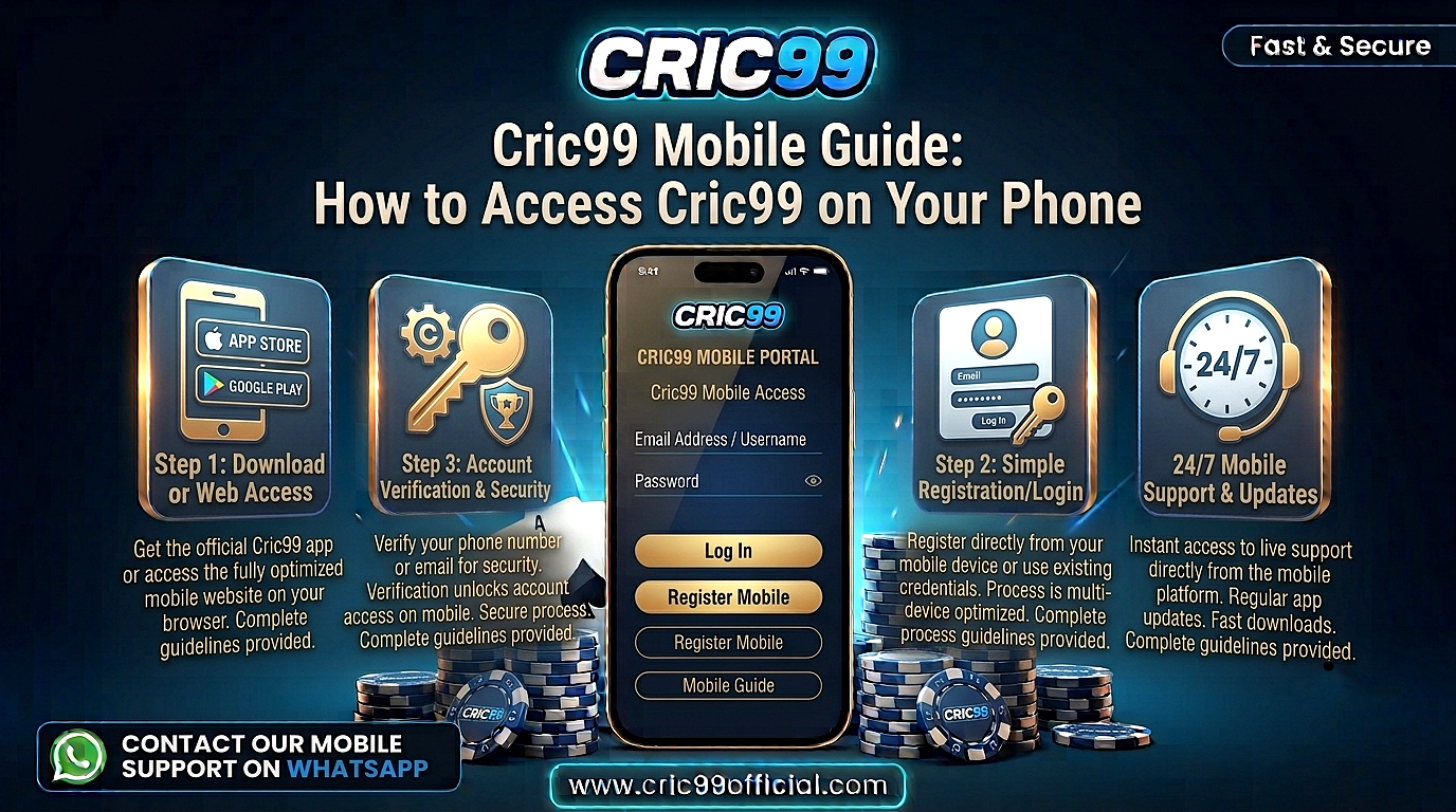 Cric99 Mobile Guide: How to Access Cric99 on Your Phone 2026