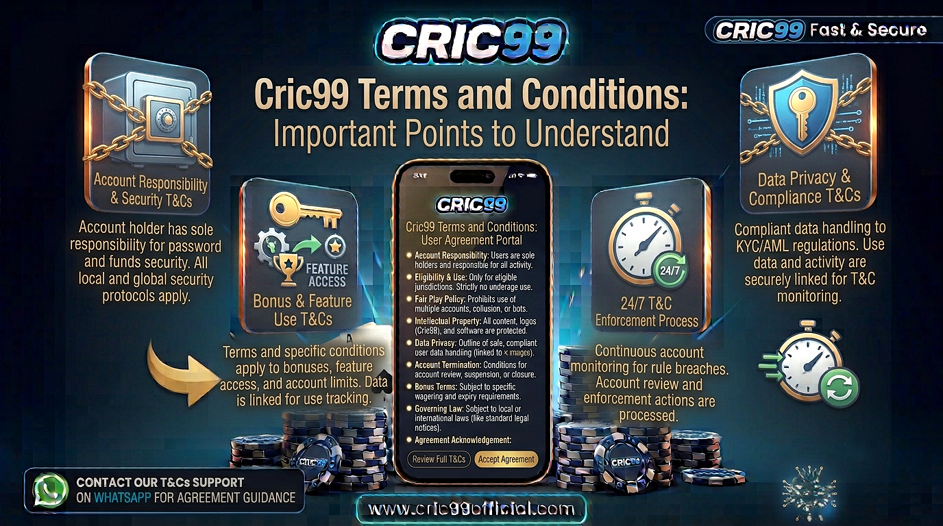 Cric99 Terms and Conditions: Important Points to Understand